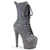 Pleaser - ADORE1040GR Platform Boots, Pole dance shoes - Black Product image
